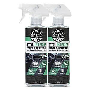 [S&S]2 Pack 16oz Chemical Guys Total Interior Cleaner and Protectant for Cars, New Car Scent $11.39 + Free S&H w/ Prime or $35+