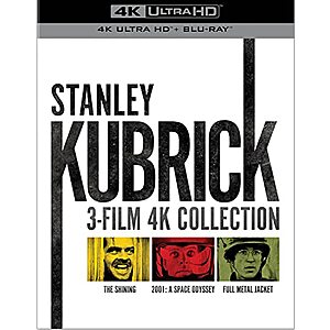 $25.99* | Stanley Kubrick: 3-Film Collection (4K UHD + Blu-ray) at Amazon