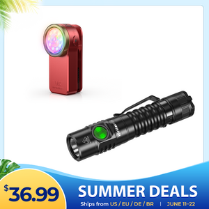Wurkkos Flashlight Clearance Bundles; free S&H, no tax, as low as $35.14