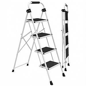 Alvantor Step Ladder (Black/4 Step/31.69 x 15.75 x 44.09 inch) $37.99 + Free S&H at Walmart