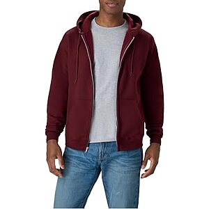 $9.39* | Hanes Men's Ecosmart Full-Zip Fleece Hoodie (Various) at Amazon