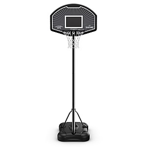 Spalding Portable Basketball Hoop w/ 32" Eco-Composite Backboard & Telescoping Height Adjustment $50 + Free Shipping