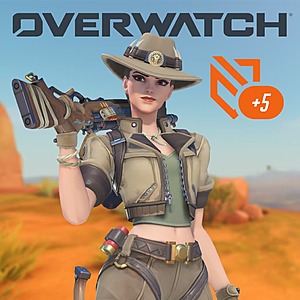 [PS Plus Subscribers] Overwatch: Free Safari Ashe Legendary Skin + 5x Battle Pass Tier Skips