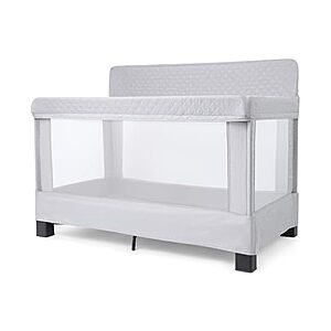 Baby Delight Horizon Full Size Crib, Breathable Mesh Walls, Tool-Free Assembly - Grey - Free Shipping w/Amazon Prime or Orders Over $35 - $73.88