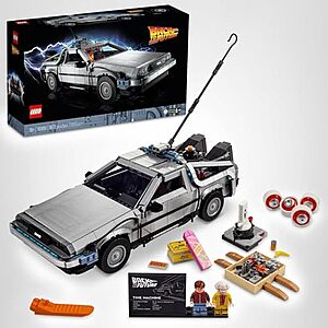 $159.99* | 1872-Pc LEGO Icons Back to The Future Time Machine Building Set at Amazon