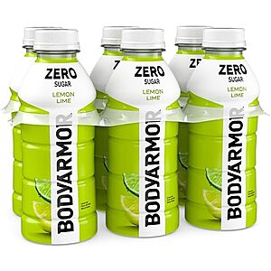 [SnS, AC] $3.90 | 6-Pack 16-Oz BODYARMOR ZERO Sugar Lemon Lime Electrolyte Drink at Amazon (65￠ each)