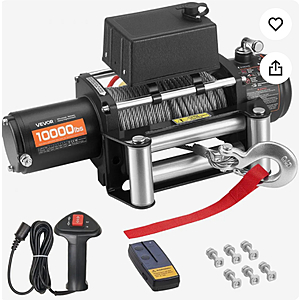 VEVOR Electric Winch, 10000 lbs Load Capacity, 12V DC  $178
