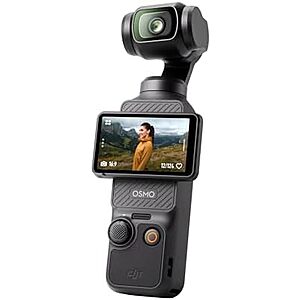$378* | DJI Osmo Pocket 3 Gimbal-Mounted 4K Vlog Camera w/ Wi-Fi & Bluetooth at Amazon