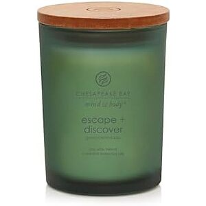 Chesapeake Bay Candle Medium Jar Candle (Escape + Discover or Awaken + Invigorate) $5.70 w/ S&S + Free S&H w/ Prime or $35+