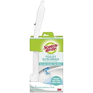 [SnS] $6.50* | Scotch-Brite Disposable Toilet Scrubber Starter Kit w/ 5-Count Refills at Amazon