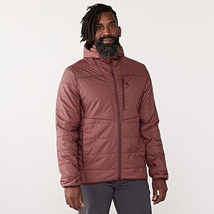 Fjallraven Men's Keb Padded Insulated Hoodie Jacket (Maroon) $49.83 at REI w/ Free S&H on $60+