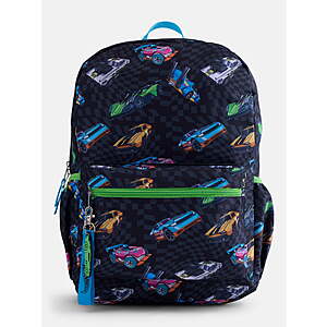 RESTOCKED Sega Sonic or Hot Wheels Kids' 17"  Print Laptop Backpack $5
