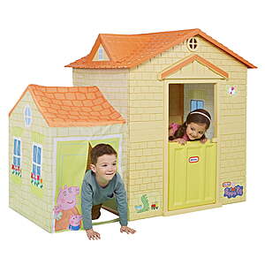 Little Tikes Peppa Pig Playhouse Indoor & Outdoor with Working Doors and Tunnel for Boys and Girls Ages 3+ $50