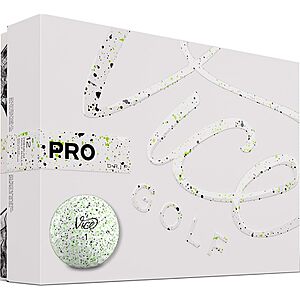 Vice Pro 12-Count Golf Balls (Lime/Black Drip) $27.01 + Free Shipping w/ Prime or on $35+
