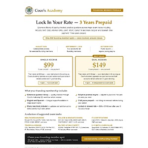 Coco's Academy  Founding Member Presale $99