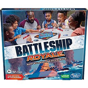 Hasbro Gaming Battleship Royale Edition Game (2-6 Players) $14.27 + Free Shipping w/ Prime or on $35+