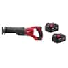 Milwaukee M18 18V Lithium-Ion Cordless SAWZALL Reciprocating Saw w/ (2) 5.0Ah Batteries $199.00 + Free Shipping