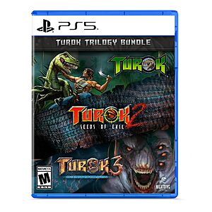 Turok Trilogy Bundle - PlayStation 5 $14.99 + Free S&H w/ Prime or $35+