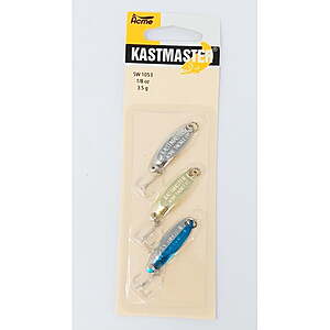 3-Pack 1/8-Ounce Acme Tackle Kastmaster Freshwater Fishing Spoons $8.97 + Free Shipping w/ Walmart+ or on $35+