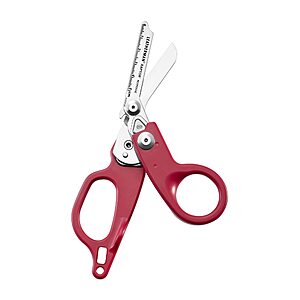LEATHERMAN Raptor Response Emergency Shears w/ Ring Cutter & Oxygen Tank Wrench (Crimson) $39.95 + Free Shipping