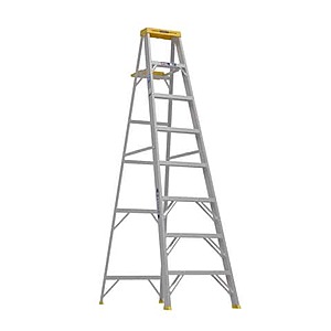 $120 Free Pick Up ACE HARDWARE REWARDS Werner 8 ft. H Aluminum Step Ladder Type I 250 lb. cap.