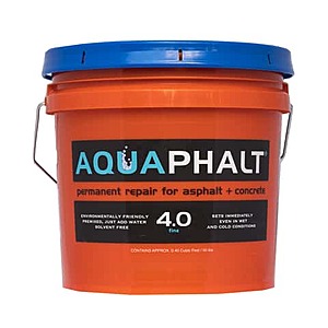 $52.49 ACE HDWR Aquaphalt 4.0 Black Water-Based Asphalt and Concrete Patch 3.5 gal