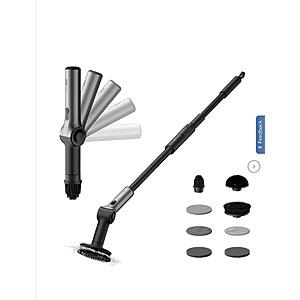 HOTO Flexi Cordless Spin Scrubber $29.99 Free Shipping Costco.com