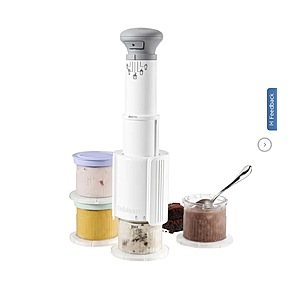 Cuisinart FastFreeze Ice Cream and Frozen Treat Maker with 4 Half-pint Cups $59.99 free shipping Costco.com