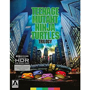 $36.99* | Teenage Mutant Ninja Turtles Trilogy: Limited Edition (4K Ultra HD) at Amazon