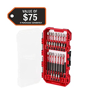 $19.88: Milwaukee SHOCKWAVE Impact Duty Alloy Steel Screw Driver Bit Set (28-Piece) at HomeDepot