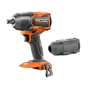 Ridgid 18V Brushless Cordless 1/2 in. Impact Wrench (Tool Only) and Protective Boot $104