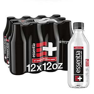 [SnS, AC] $32.21* | 7 × 12-Pk 12-Oz Essentia Ionized Alkaline Water ($4.60 each) at Amazon