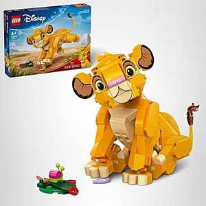 $13.99* | 222-Piece LEGO Disney Simba the Lion King Cub Building Toy Set at Amazon
