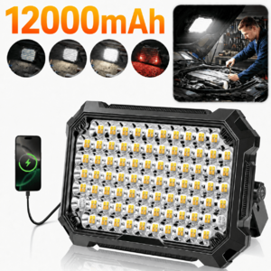 $22.99: COSJM Rechargeable LED Work Light 12000mAh 10000LM 320 LED 4 Modes at Walmart.com