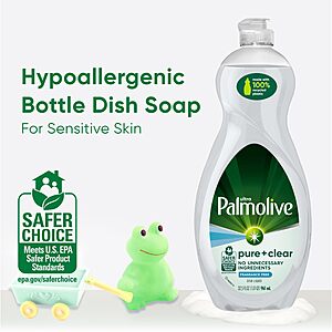 Select Accts [S&S,AC]32.5Oz Palmolive Ultra Dishwashing Liquid Dish Soap $2.29 + Free S&H w/ Prime or $35+