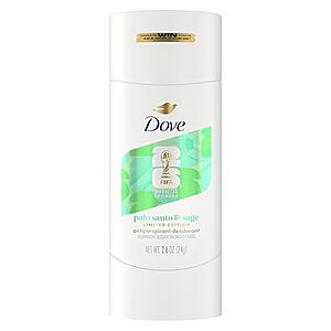 [SnS, AC] $2.64 | 2.6-Oz Dove Clinical + Care Antiperspirant Deodorant Stick for Women (Palo Santo & Sage) at Amazon