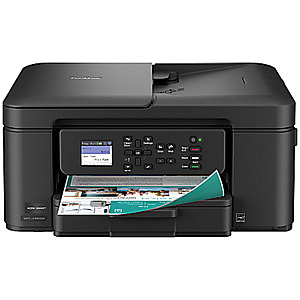 $80 FS OFFICE DEPOT Brother Work Smart MFC-J1360DW Wireless Color Inkjet Printer, All-In-One Print/Scan/Copy,  w 2 sided printing