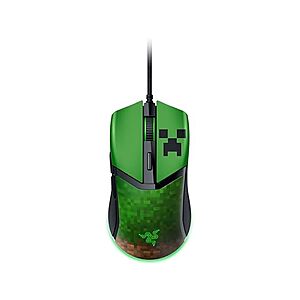 $24.99 | Razer Cobra 8500 DPI RGB Wired Optical Gaming Mouse (Minecraft Edition) at Woot!