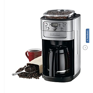 Cuisinart Burr Grind & Brew 12 Cup Automatic Coffee Maker $119.99 + $4.99 shipping Costco.com $125