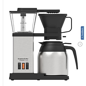 SimplyGood Coffee Thermal Brewer 8- cup $119.99  + $9.99 shipping Costco.com