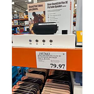 Costco: Bose Soundlink Flex SE Bluetooth Speaker Gen 2 (Black and Blue) $79.97