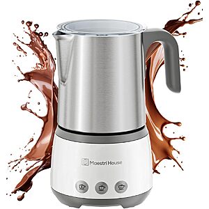 Maestri House Milk Frother, 4-in-1 Touch Control Hot and Cold Foam Maker, Cappuccinos, Milk, Chocolate Milk - w/Promo Code: JCUYZ2ZT - $12