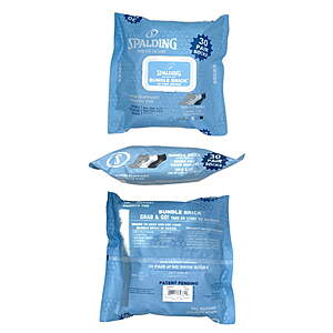 Spalding Kid's Bundle Brick No-Show Socks, 30-Pack, Sizes 4-10 $10