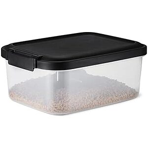 $8* | 10-lb Amazon Basics Pet Food Storage Container w/ Scoop at Amazon
