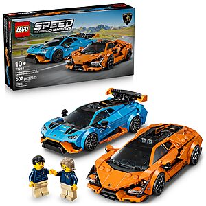 607-Piece LEGO Speed Champions Lamborghini Revuelto & Lamborghini Huracán STO $39.99 + Free Shipping