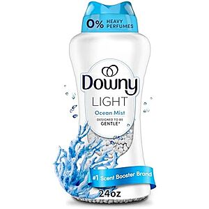[SnS, AC] $28.16 | 4 × 24-Oz Downy Light Laundry Scent Booster Beads (Ocean Mist) ($7.04 each) at Amazon