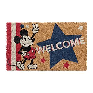 18" x 30" Disney Mickey Mouse USA Star Coir Outdoor Mat $11.99 + Free Store Pickup