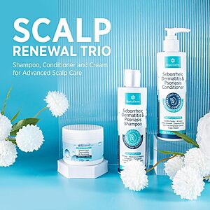 [S&S] Roycederm Seborrheic Dermatitis & Psoriasis Shampoo and Conditioner Set $30.55