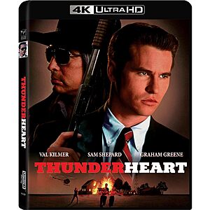 Thunderheart 4K UHD + Digital Insert $23.99 Amazon