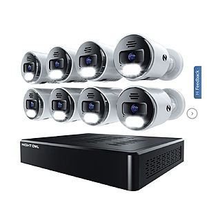 Night Owl 12 CH NVR Security System, 2TB 8 Wired 4K Cameras $399.99 free shipping Qualifies Costco.com